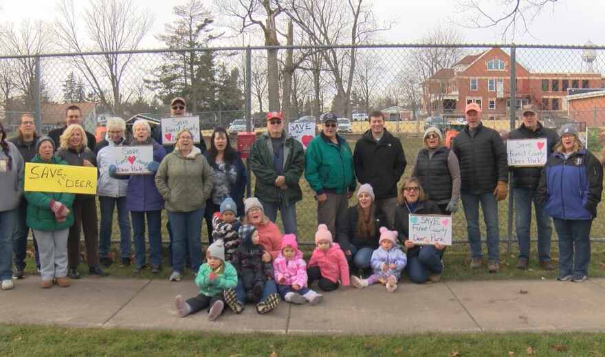 Deer park in Crandon