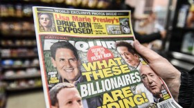 Amazon CEO Jeff Bezos is accusing the David J. Pecker, publisher of National Enquirer, the nations leading supermarket tabloid, of extortion and blackmail. (Stephanie Keith/Getty Images)