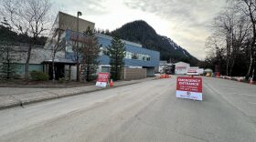 This is a photo of the new temporary emergency department entrance at Bartlett Regional Hospital. (Photo courtesy/ Bartlett Regional Hospital)
