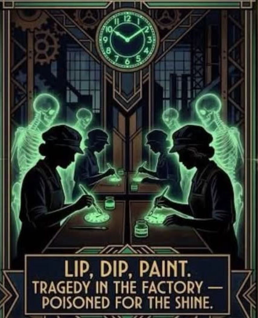 Cultural Park Theatre Graphic for 'Radium Girls'