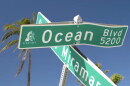 Ocean Blvd. road sign