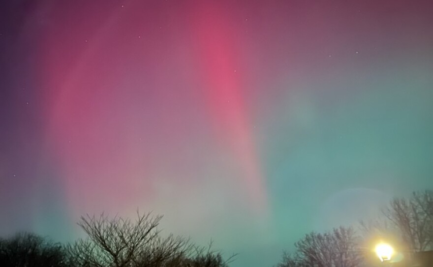 The Northern Lights, taken in Eden Prairie, Minnesota on Nov. 11, 2025.