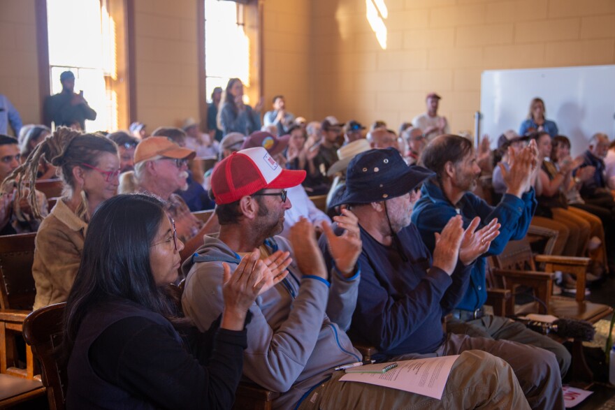 County meetings in Marfa and Fort Davis this week drew large crowds as locals weighed in on the use of Chispa Road for the Trump administration’s border wall plans.