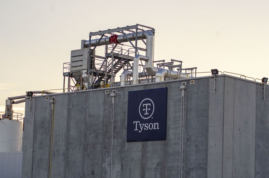  The Storm Lake Tyson pork plant was the site of a COVID-19 outbreak in May 2020 that affected a quarter of its workforce.