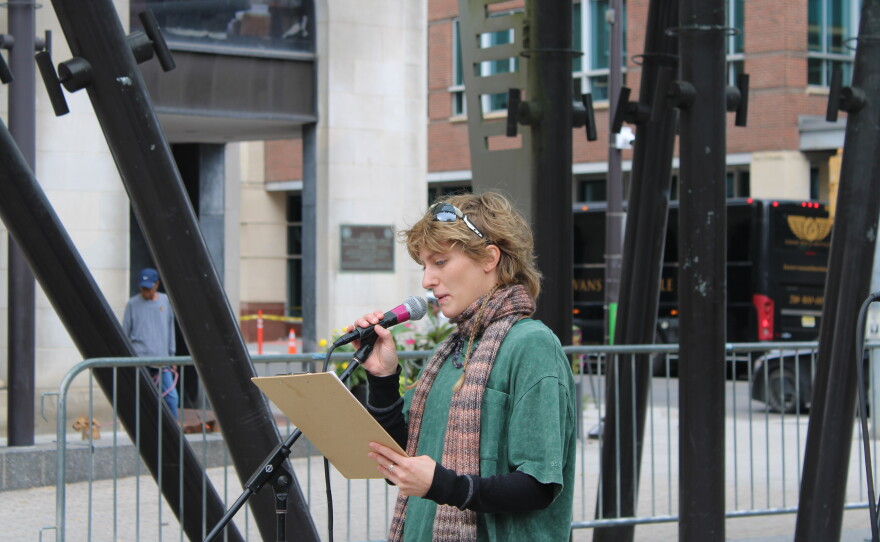 Hundreds of Ithaca residents gathered on The Commons downtown Sunday to show support for the former Cornell University student known as Jane Doe.