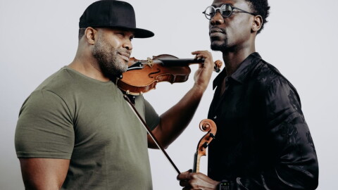 Black Violin (Kev Marcus (left) and Will Baptiste first crossed paths in orchestra class at Dillard High School in Broward County.