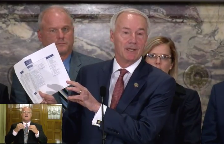 Governor Hutchinson reorganize state government