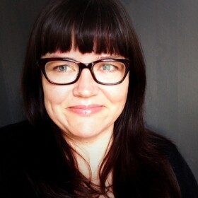 A portrait of Faith Kearns.