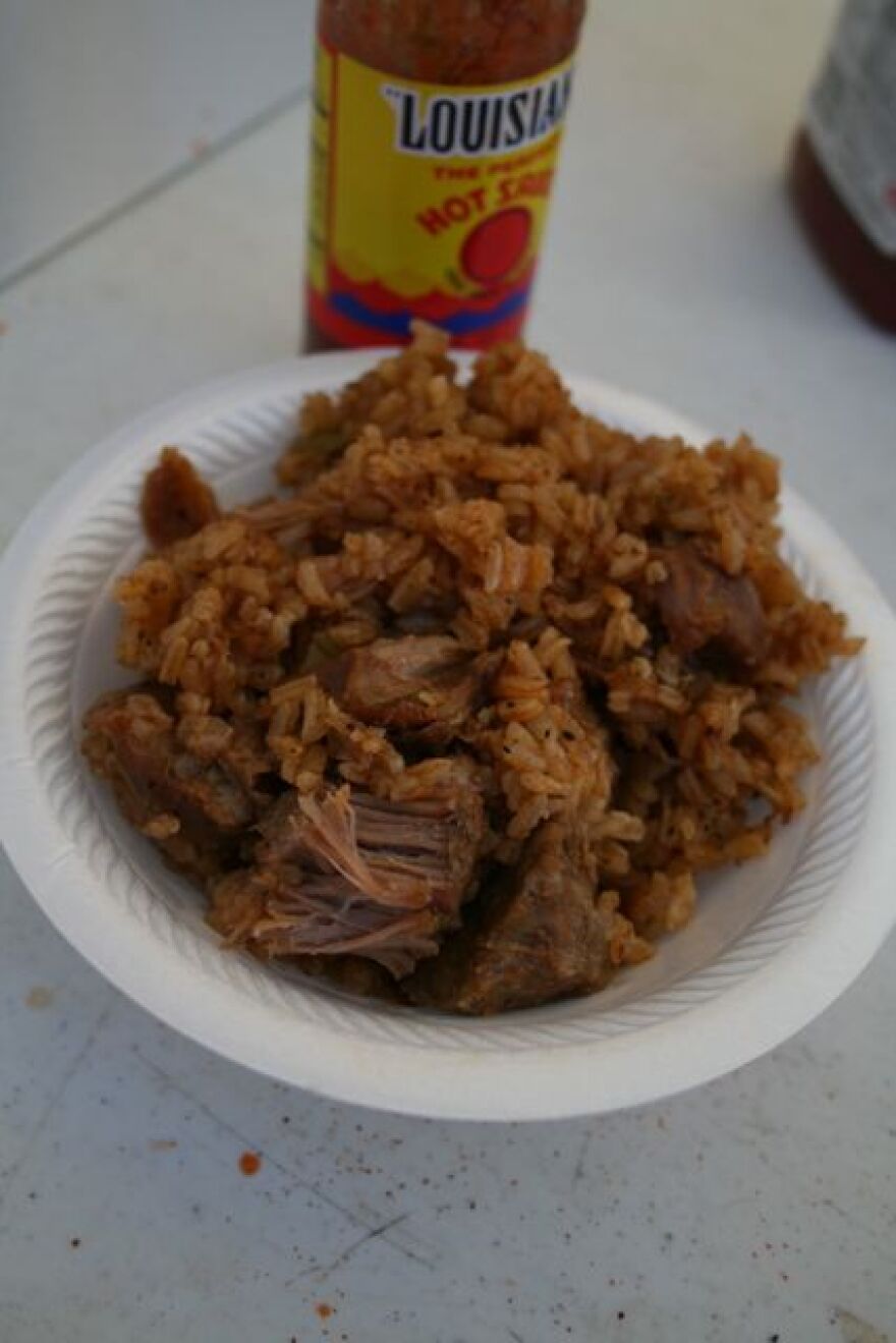 Follow your nose for great, often homemade food served near Mardi Gras parade routes in New Orleans.