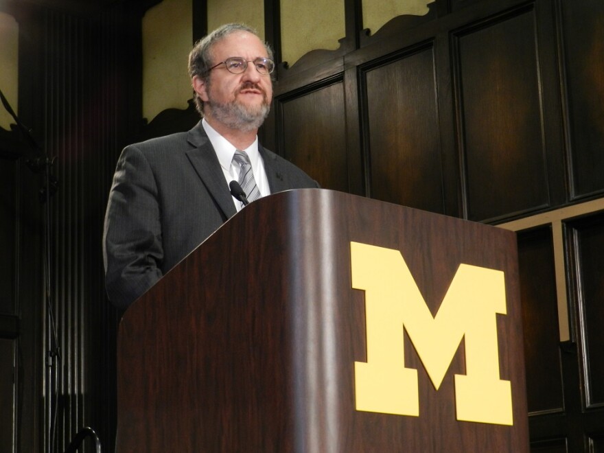 File photo of University of Michigan President Mark Schlissel.