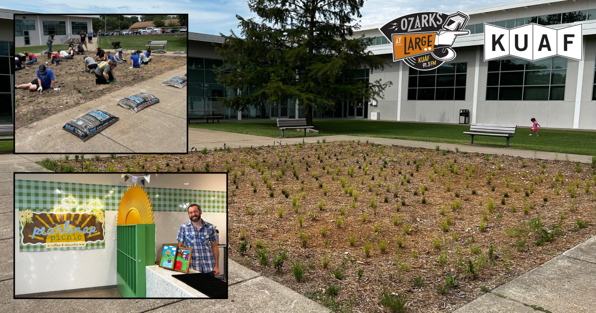 Jones Center adds a rain garden, nostalgic snack stop