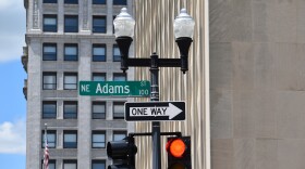 Rep. Cheri Bustos is requesting $5 million to assist the city of Peoria in converting Adams and Jefferson streets downtown into two-way streets. It's a long-time priority for the city, which believes the change would slow traffic and make downtown more pedestrian and bicycle-friendly.