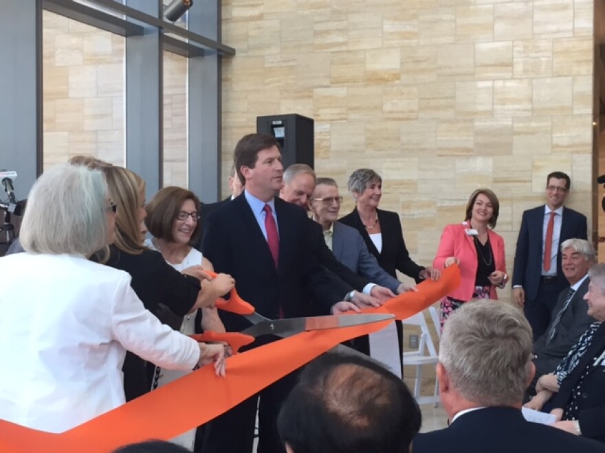 Officials with University of Arizona Cancer Center at the Saint Joseph’s Hospital celebrated the opening of the new facility in downtown Phoenix.