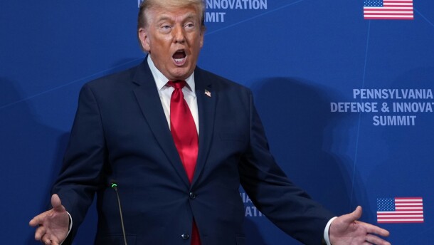 President Donald Trump speaks at the United States Army War College in Carlisle, Pa., Wednesday, July 15, 2026.