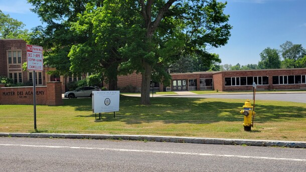 The Blessed Virgin Mary Church and Mater Dei Academy in Warners, N.Y.