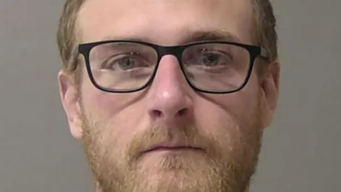 A Macon County Sheriff’s Office mugshot of Sean Grayson was taken on Oct. 24. Grayson, a former Sangamon County Sheriff’s deputy, is charged with the first-degree murder of Sonya Massey, an unarmed Black woman.