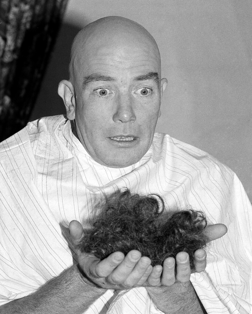 Finney shaved his head to play Daddy Warbucks in the 1982 film version of <em>Annie</em>.