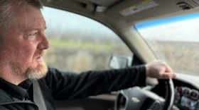 Scott Revell, the manager of the Roza Irrigation District, surveys the farmland he provides water to on Feb. 24, 2026.