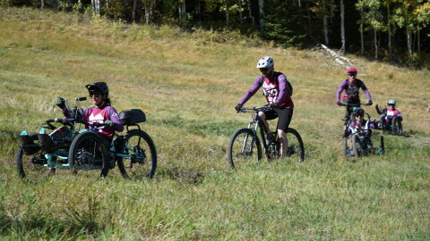 The MOFO included both adaptive and nondisabled riders.