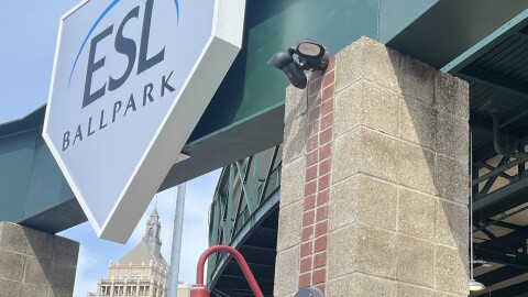 ESL Ballpark just north of downtown Rochester is home to the Red Wings AAA baseball team.