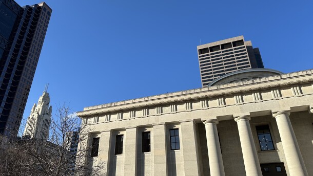 The Ohio Statehouse in February 2025.