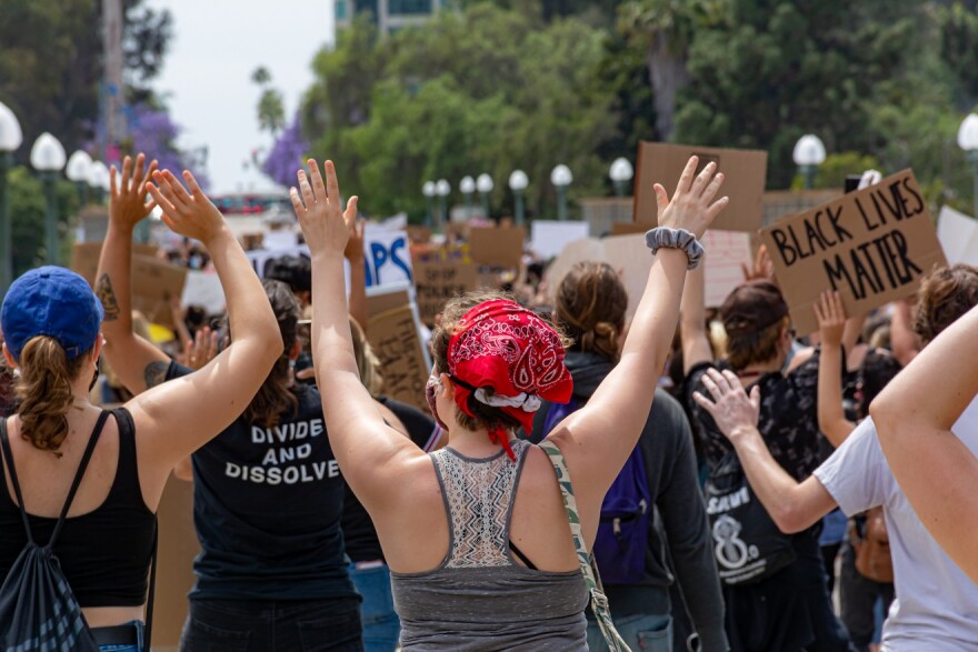 George Floyd's death while in police custody sparked "Black Lives Matter" protests nationwide.