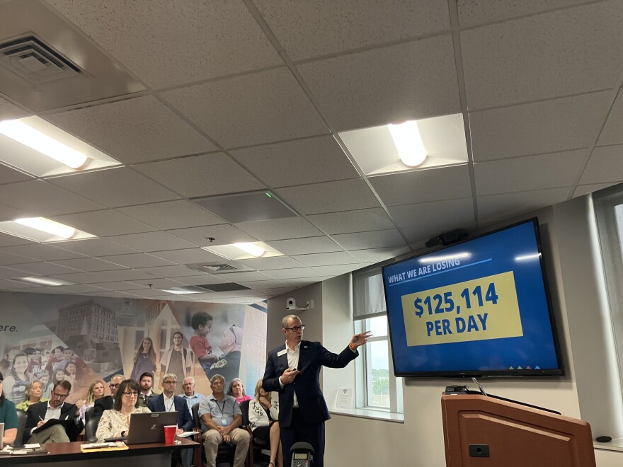 On July 8, 2025, Visit Springfield president and CEO Mark Hecquet gave a presentation to Springfield City Council on developing a regional convention center in downtown Springfield, citing a study that states the area is losing the opportunity to earn $125,114 per day in visitor spending.