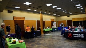 More than 60 businesses participated in a job fair at Eastland Mall in Bloomington on Tuesday.