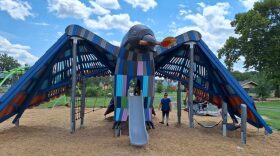 The town of Laurel received an ORPT grant in 2020 to help build a nature-themed playground in Tidewater Park.