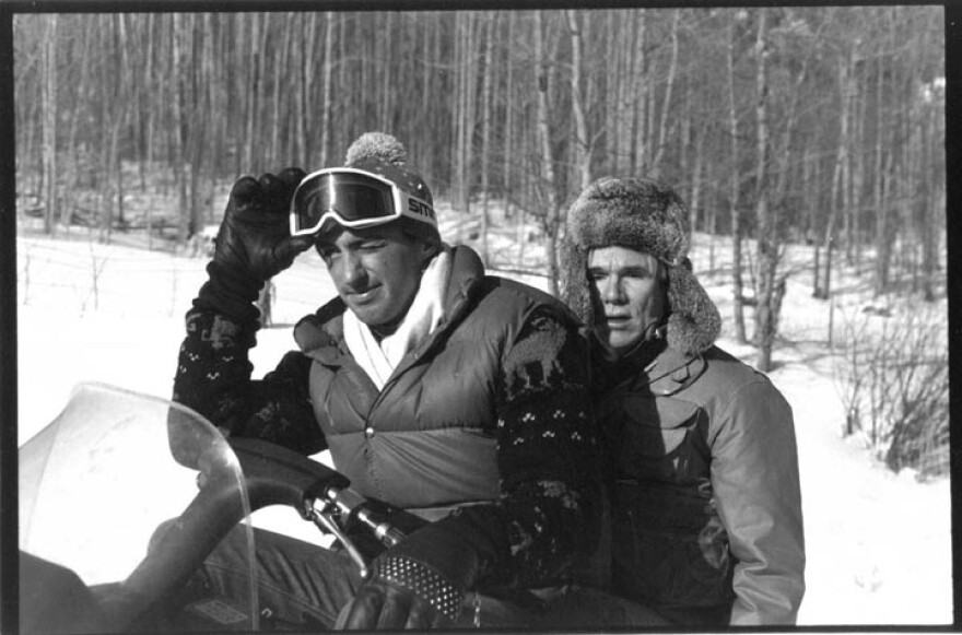 Mark Sink, Andy Warhol and Jon Gould, January 1, 1983.jpg