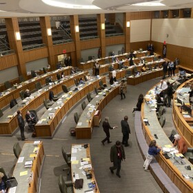 The floor of the New Mexico House of Representatives.
