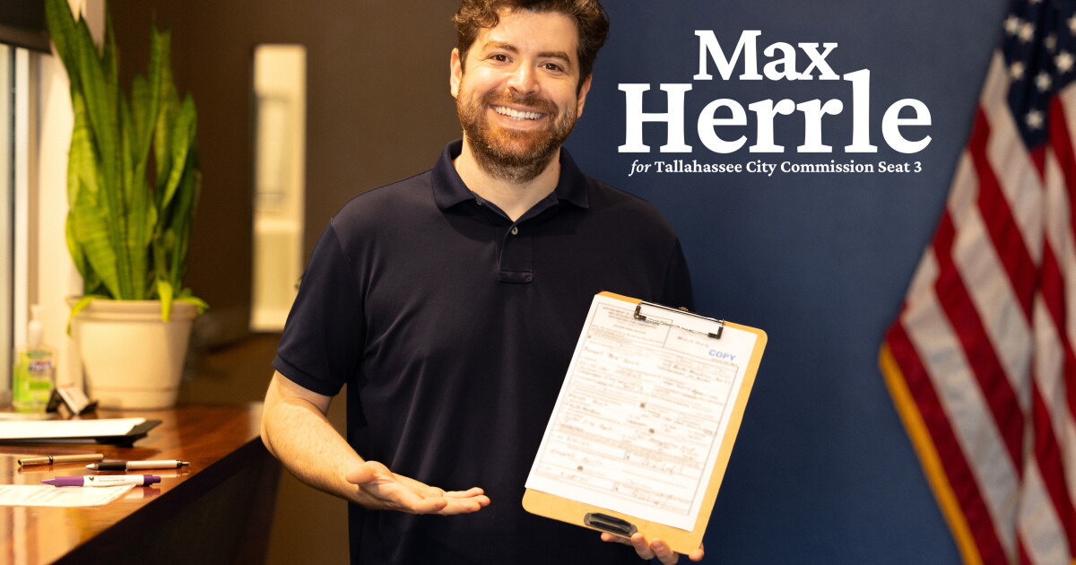 Political consultant Max Herrle is running for Tallahassee City ...