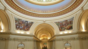 interior view of Oklahoma Capitol rotunda and dome
