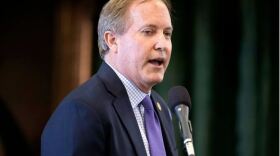  Texas Attorney General Ken Paxton, shown speaking in the Senate chamber during his January swearing-in ceremony, was accused of improperly firing top deputies after they accused him of misconduct. 