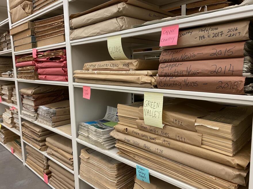 The Arizona Research Library is home to more than four million pages of historic state newspapers.