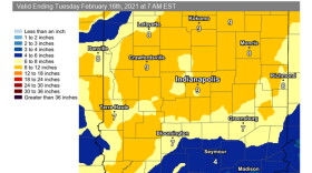 Storm total map for the last 2 days.