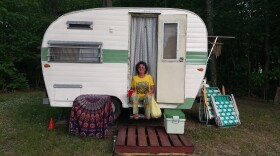 Rorie Dingey is the owner of this private campground, and a member of Sisters On The Fly, a women-only outdoor adventure group, with over ten thousand members.