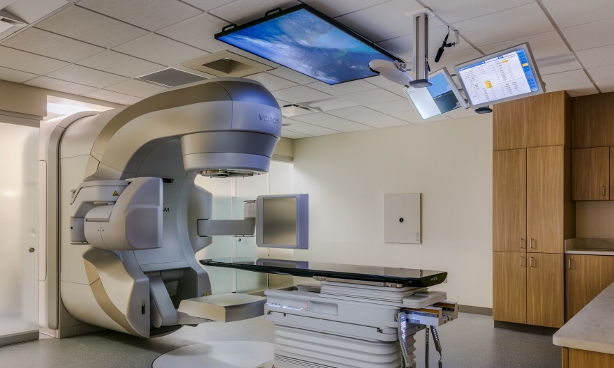 A linear accelerator purchased to equip the Bourland Radiation Oncology Center at Golden Valley Memorial Healthcare in Clinton. The center was built with a grant of federal COVID relief funds from state lawmakers.