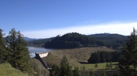 Dorena Dam, in the southern part of Lane County, seen on Feb. 27, 2026.