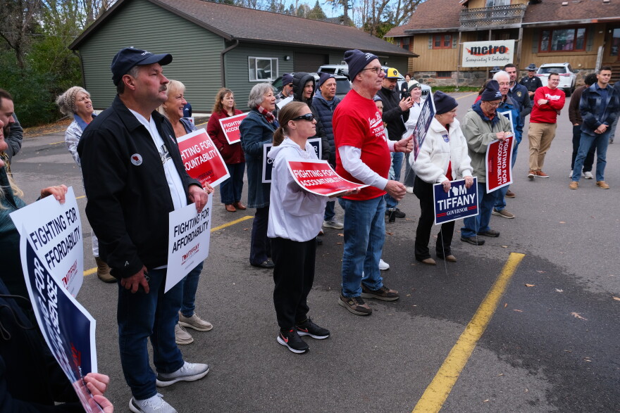 Wisconsin Republican Gubernatorial Candidate Tom Tiffany and other Republicans on the ballot make a stop in Rhinelander on Thursday, October 29, 2026 to encourage people to get out and vote.