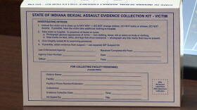 Major Steve Holland from the Indiana State Police Laboratory System says each kit includes 15 to 20 samples that have to be tested.