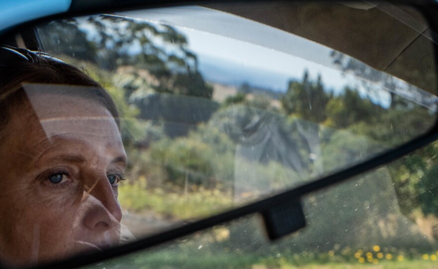 Donna Wilson manages a real estate firm in Kinglake that helped the state government with its property buyback program after the 2009 fires.