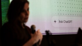 Amanda Bickerstaff, CEO of AI for Education, speaks at Academic Magnet High School during the Charleston County School District Charleston Educator Symposium, July 22, 2026, in North Charleston, S.C.