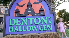 Charlie Crawford age 4 from Denton, enjoys the city of Denton hosting its first ever 31 days of Denton Halloween.