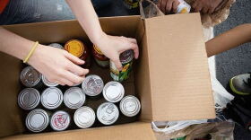 Volunteers were essential to the success of the postal food drive in Punta Gorda.