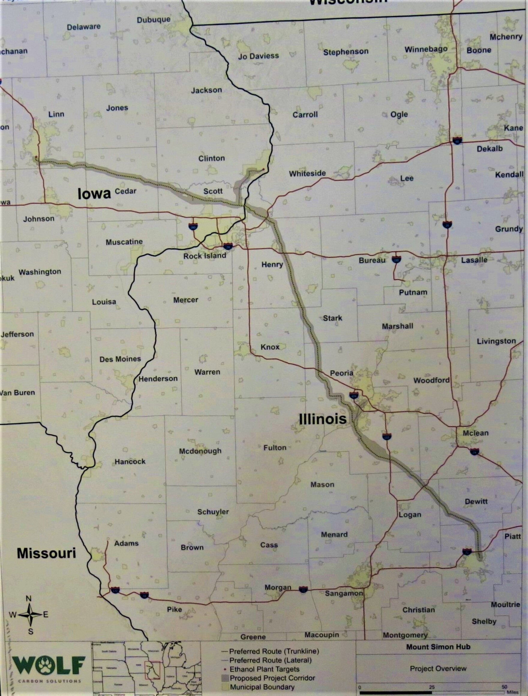 Proposed Iowa to Illinois CO 2 Pipeline WVIK Quad Cities NPR