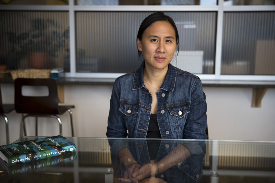 Author Celeste Ng at KUOW in October, 2017.