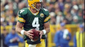 Brett Favre and the Green Bay Packers will pay a visit to the Detroit Lions on Thanksgiving Day.