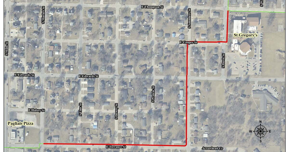 Repairs taking place along the city of Maryville's trail system