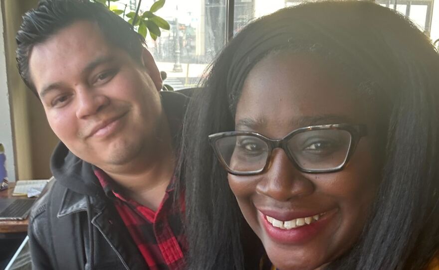 Producer Porfirio Rangel and Host Jeneé Darden